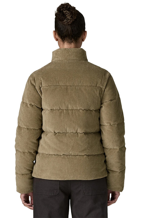 Patagonia Women's Cord Fjord Jacket - Seabird Grey - Back