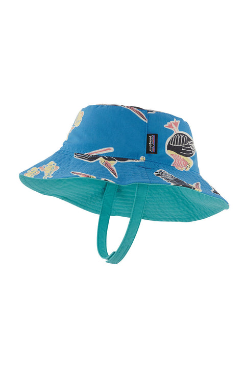 Patagonia Baby Sun Bucket Hat - Amigos: Vessel Blue