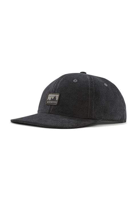 Patagonia Corduroy Cap - '73 Skyline: Ink Black- Front