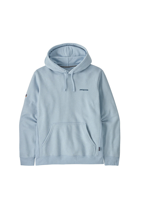 Patagonia Fitz Roy Icon Uprisal Hoody - Fleck Blue- Front