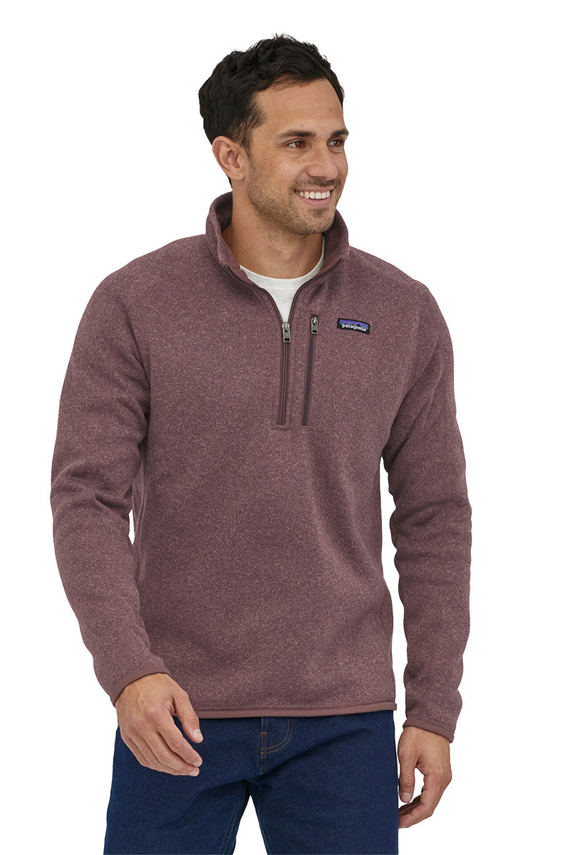 Patagonia Men s Better Sweater 1 4 Zip Fleece Dusky Brown