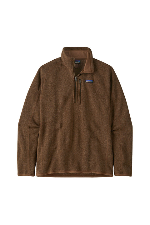 Patagonia Men's Better Sweater 1/4 Zip Fleece - Moose Brown