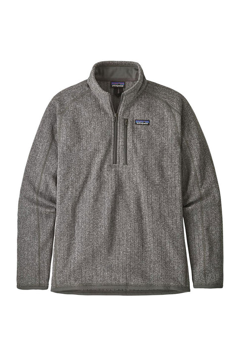 Patagonia Men's Better Sweater Rib Knit 1/4 Zip Fleece - Stonewash