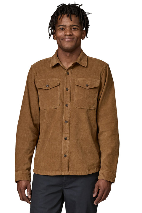 Patagonia Men's Corduroy Shirt - Coriander Brown- Front