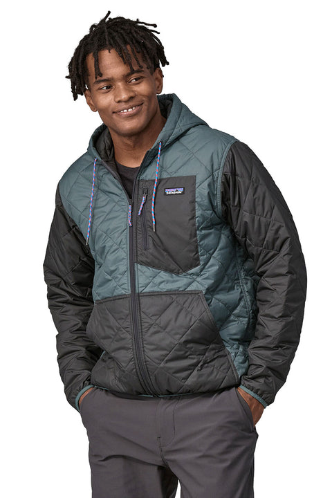 Patagonia Men's Diamond Quilted Bomber Hoody - Nouveau Green