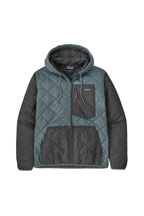 Patagonia Men's Diamond Quilted Bomber Hoody Nouveau Green