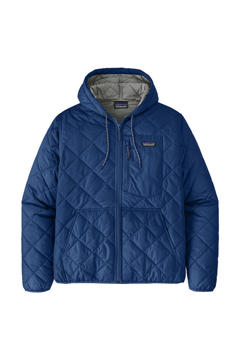 Patagonia Men's Diamond Quilted Bomber Hoody - Passage Blue
