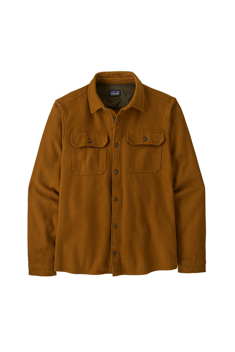 Patagonia Men's Fjord Loft Shirt - Shelter Brown- Front