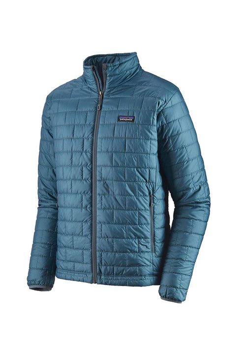 Patagonia Men's Nano Puff Jacket - Abalone Blue- Front