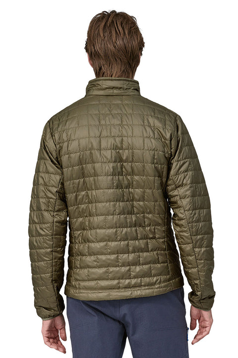 Patagonia Men's Nano Puff Jacket - Sage Khaki - Back