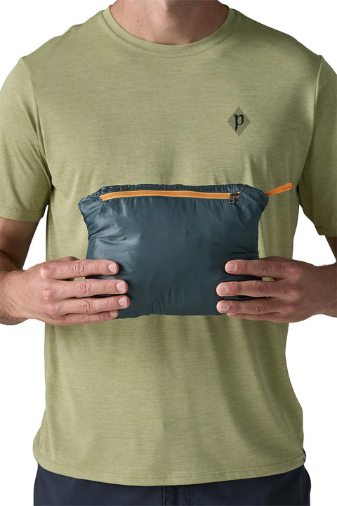 Patagonia Men's Nano Puff Jacket - Summit Blue- Jacket packed in bag