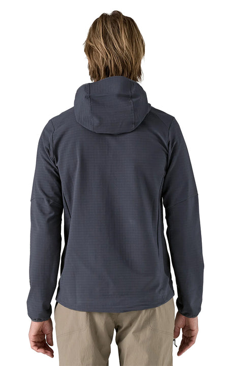 Patagonia Men's R1 TechFace Hoody - Smolder Blue - Back