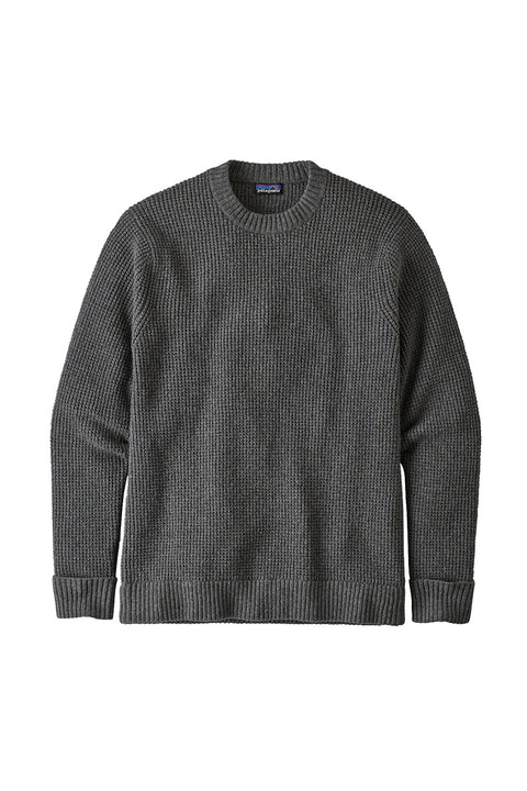 Patagonia Men's Recycled Wool-Blend Sweater - Hex Grey- Front