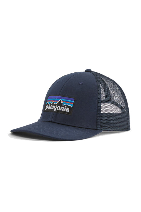 Patagonia P-6 Logo LoPro Trucker Hat - New Navy- Front
