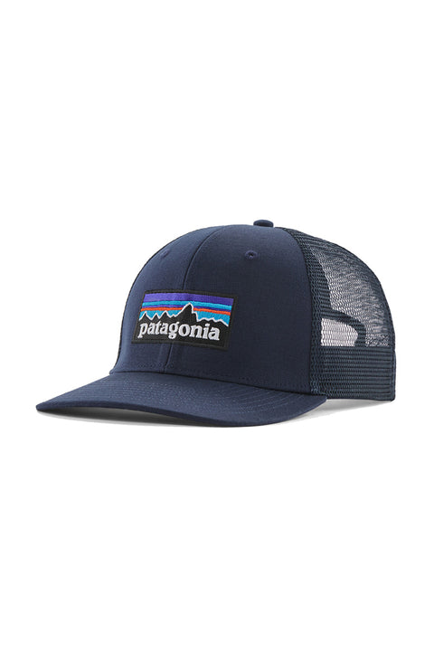 Patagonia P-6 Logo Trucker Hat - New Navy- Front