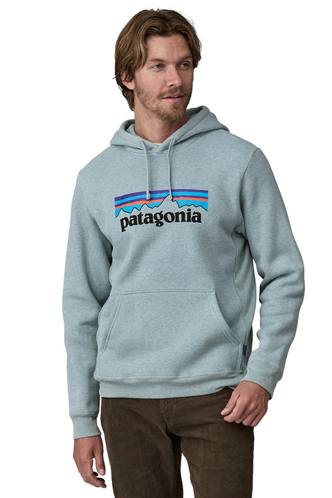 Patagonia P-6 Logo Uprisal Hoody - Thermal Blue- Front