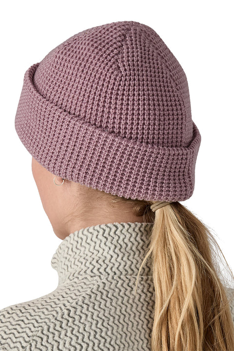 Patagonia Snowdrifter Beanie - Stormy Mauve- Back