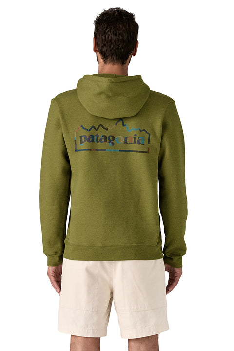 Patagonia Unity Fitz Uprisal Hoody - Graze Green- Back