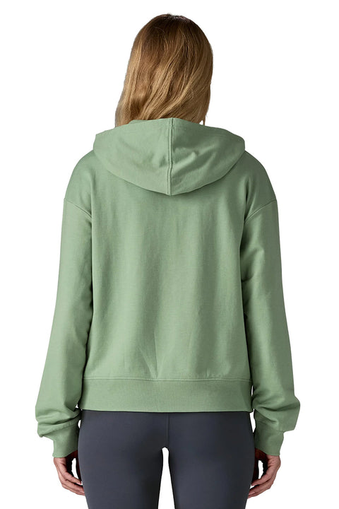 Patagonia Women's Ahnya Full Zip Hoody - Ellwood Green - Back