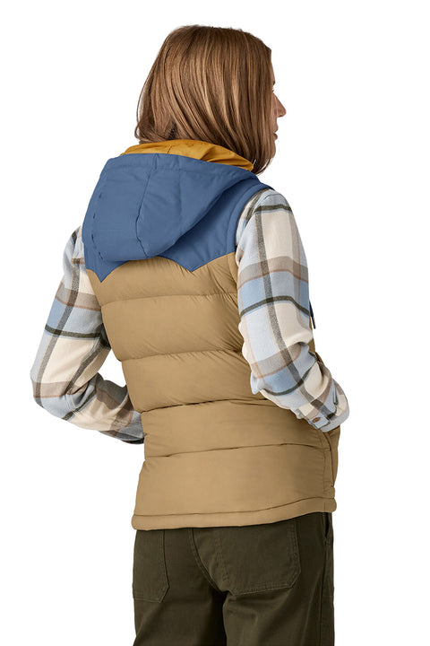 Patagonia Women's Bivy Hooded Vest - Classic Tan- Back