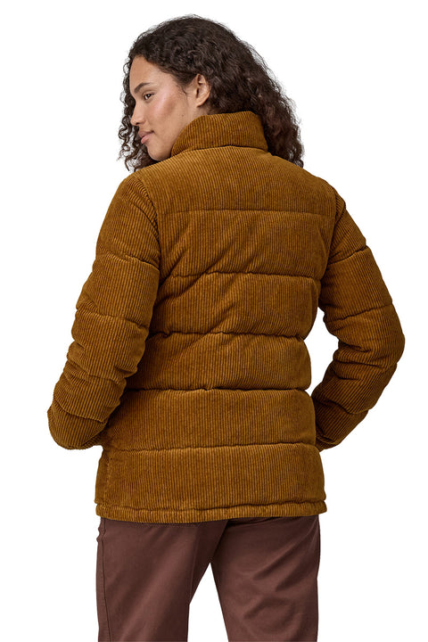 Patagonia Women's Cord Fjord Coat - Shelter Brown- Back