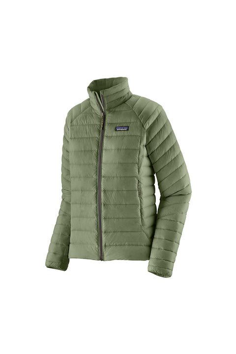 Patagonia Women's Down Sweater Jacket - Terrain Green- Front