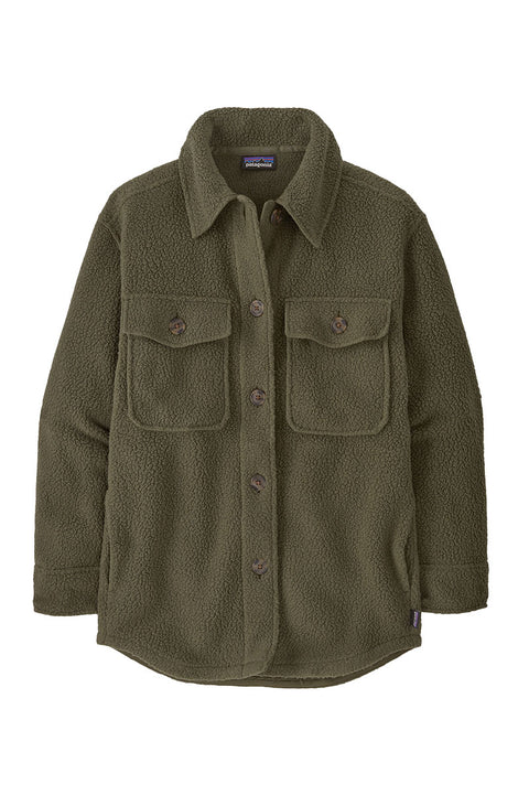 Patagonia Women's Retro Pile Shacket - Basin Green