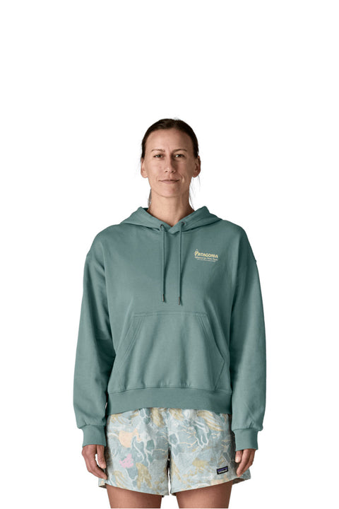 Patagonia Women's Water People Waveside Daily Hoody - Blue Sage - Front