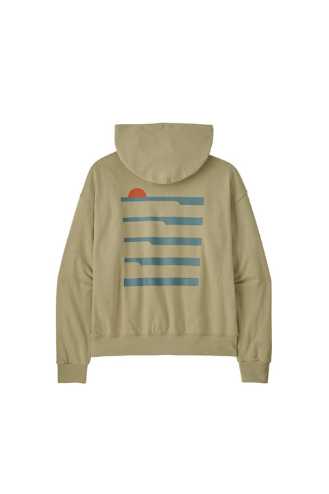 Patagonia Women's Water People Waveside Daily Hoody - Weathered Stone - Back no model