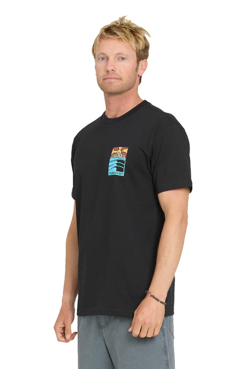 Quiksilver Going Right T-Shirt - Black- Side