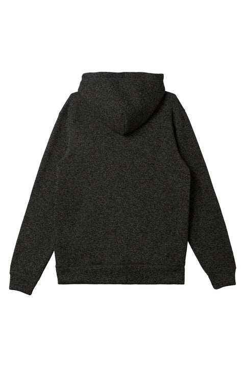 Quiksilver Keller Hoodie - Dark Grey Heather - Back No Model