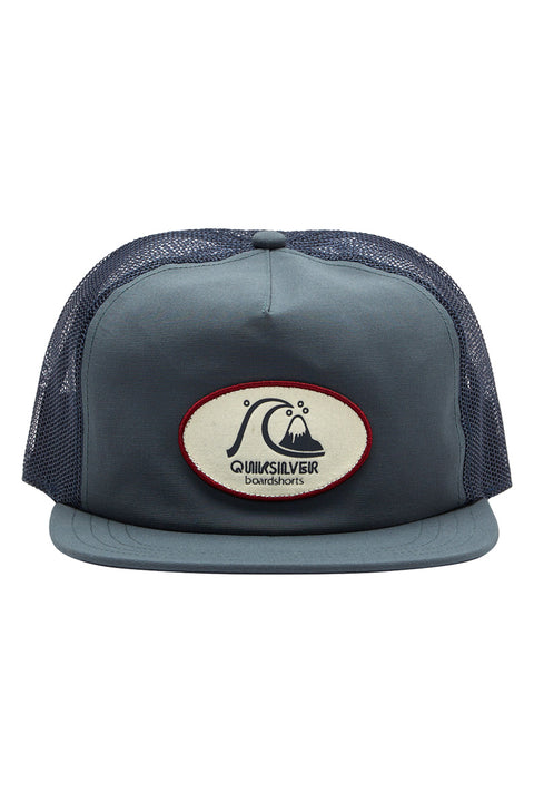 Quiksilver Originals Trucker Hat - Dark Slate - Front