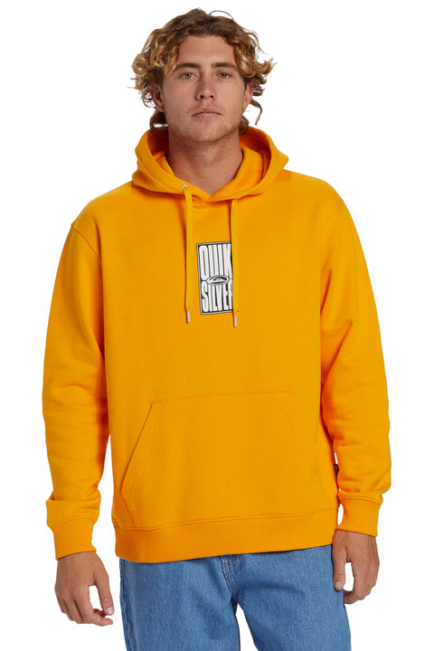 Quiksilver Saturn Hoodie - Radiant Yellow- Front close up