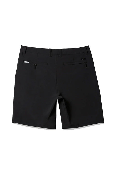 Quiksilver Union Heather 20" Amphibian Short - Black- Back