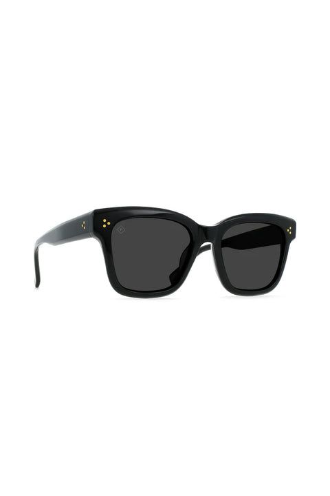 Raen Breya Sunglasses - Recycled Black / Smoke Polarized-side