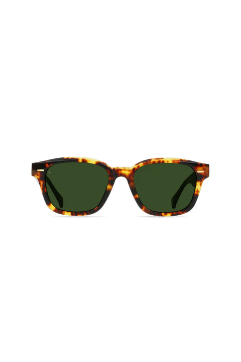 Raen Carby Sunglasses - Ristretto Tortoise / Bottle Green- Front