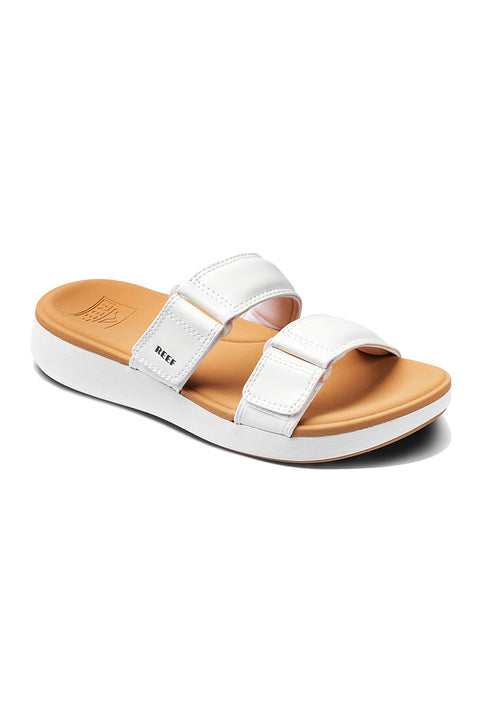 Reef Cushion Cloud Roa Sandals White Tan Moment Surf