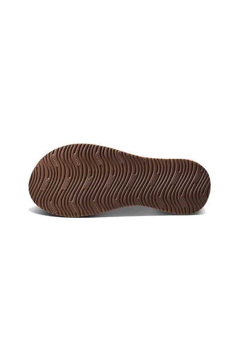 Reef Cushion Phantom 2.0 Leather Sandal - Brown / Black - Bottom
