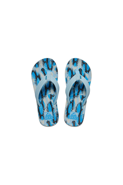 Reef Kids Ahi Sandal - Surf Palms- Top view