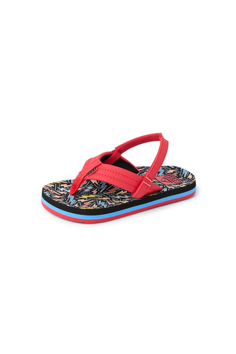 Reef Little Ahi Sandal - Multi Bolts- Front
