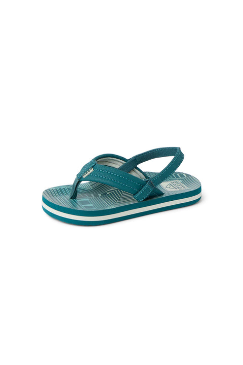 Reef Little Ahi Sandal - Sage Stripe- Front