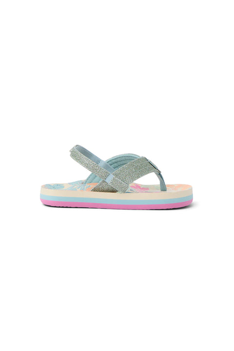 Reef Little Ahi Sandal - Tropical Floral- Side