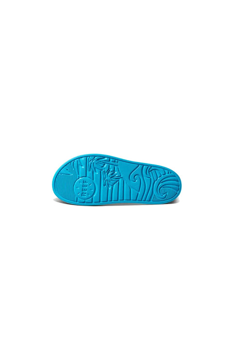 Reef Kids Rio Slide Sandals - Scuba Blue - Bottom