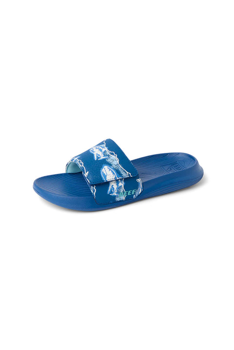 Reef Kids Salty Slide - Royal Sharks- Front 