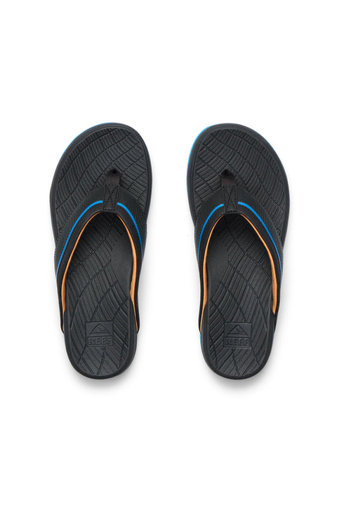 Reef Kids Windswell Sandal - Black / Blue- Top view