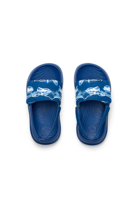 Reef Kids Little Salty Slide - Royal Sharks- Top view