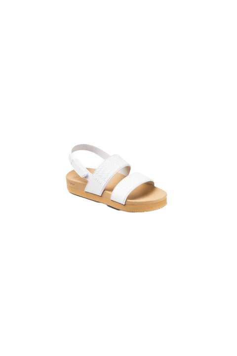 Reef Little Water Vista Sandals - White/Tan