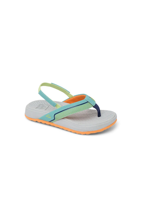 Reef Little Windswell Sandal - Tropic / Grey- Front 2