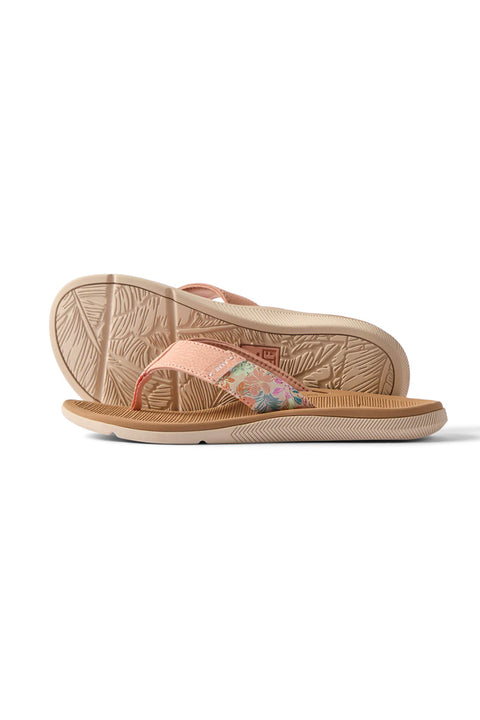 Reef Santa Ana Sandal - Peach / Tan- Side and bottom