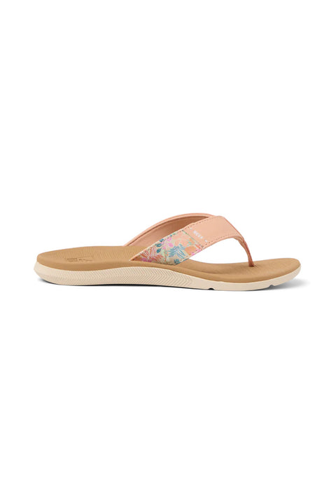 Reef Santa Ana Sandal - Peach / Tan- inside